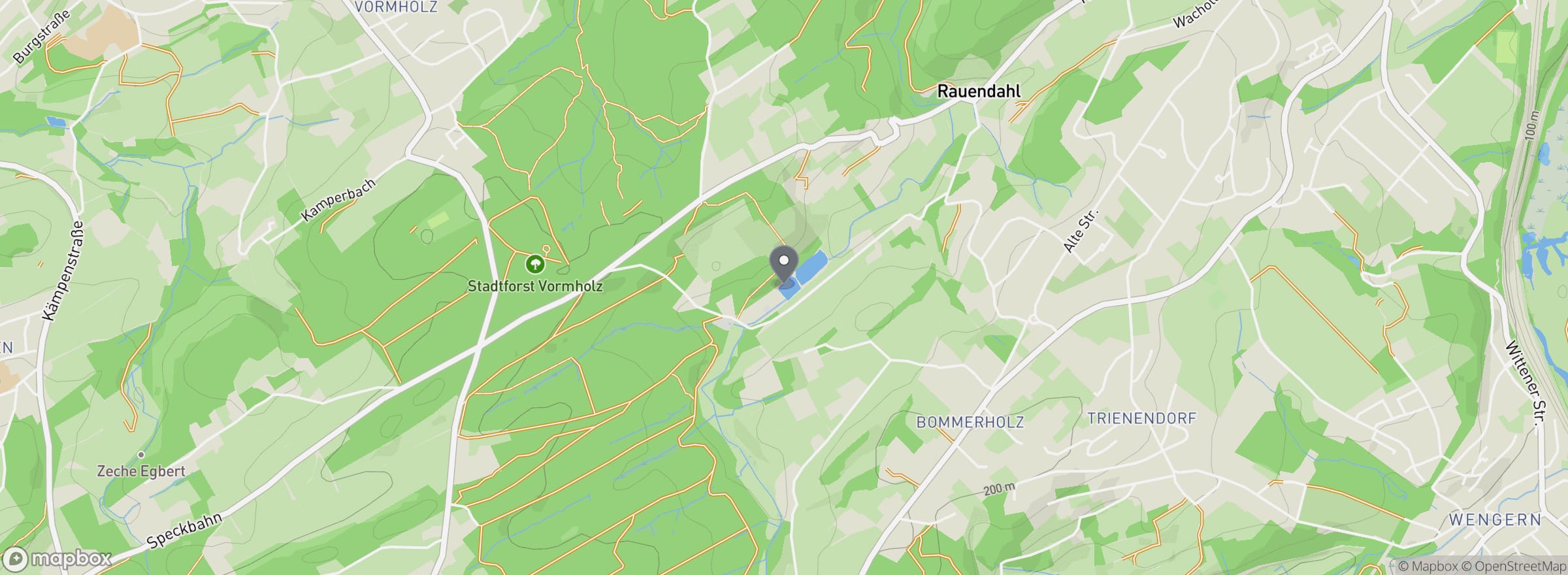Lage des Angelparadies Viedt in Witten