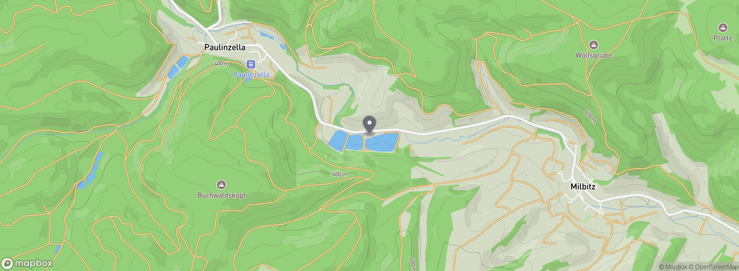 Lage des Angelpark Klosterteiche Paulinzella in Koenigsee