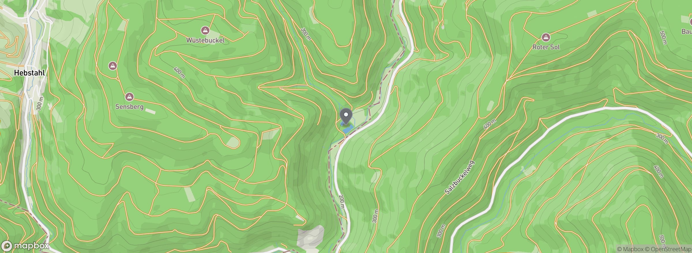 Lage des Forellenhof Ittertal in Sensbachtal