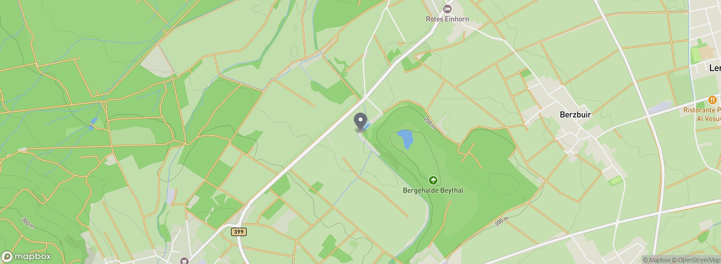 Lage des Forellenhof Kröner in Hürtgenwald