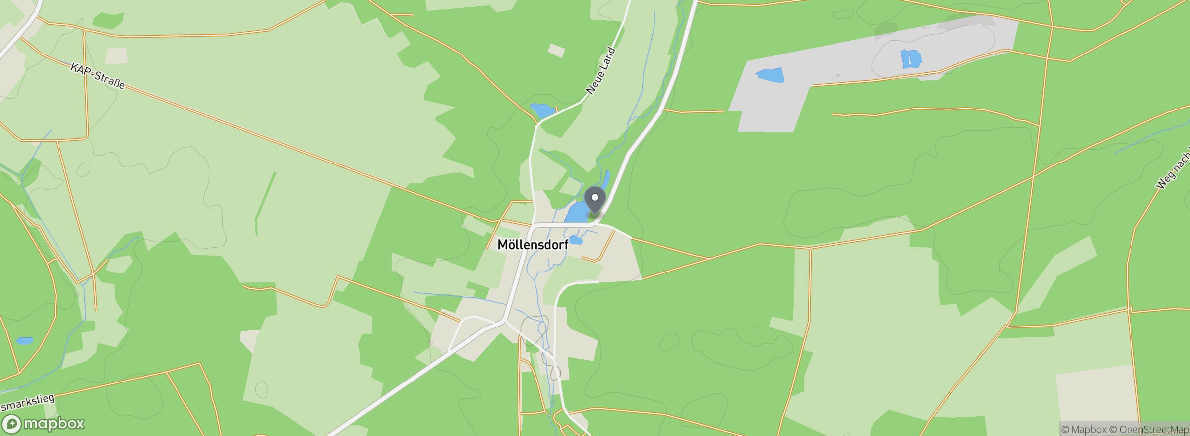 Lage des Forellenhof Möllensdorf in Coswig (Anhalt)