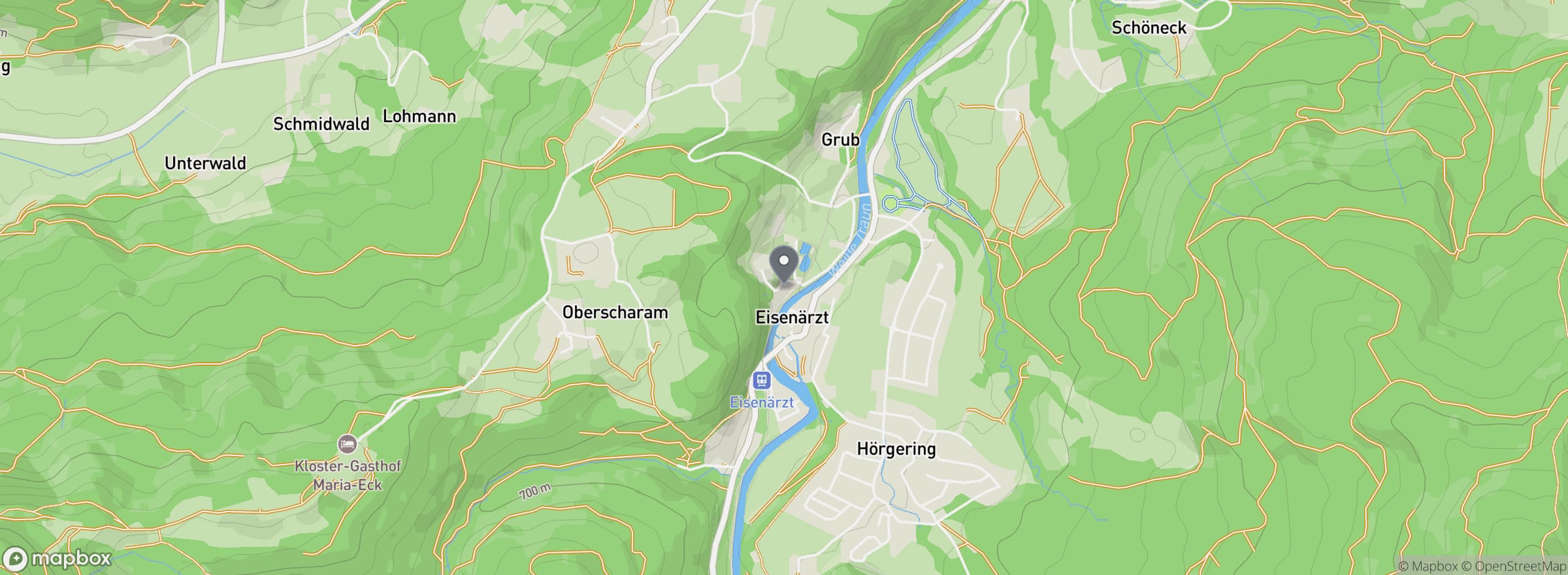 Lage des Forellenhof Siegsdorf in Siegsdorf