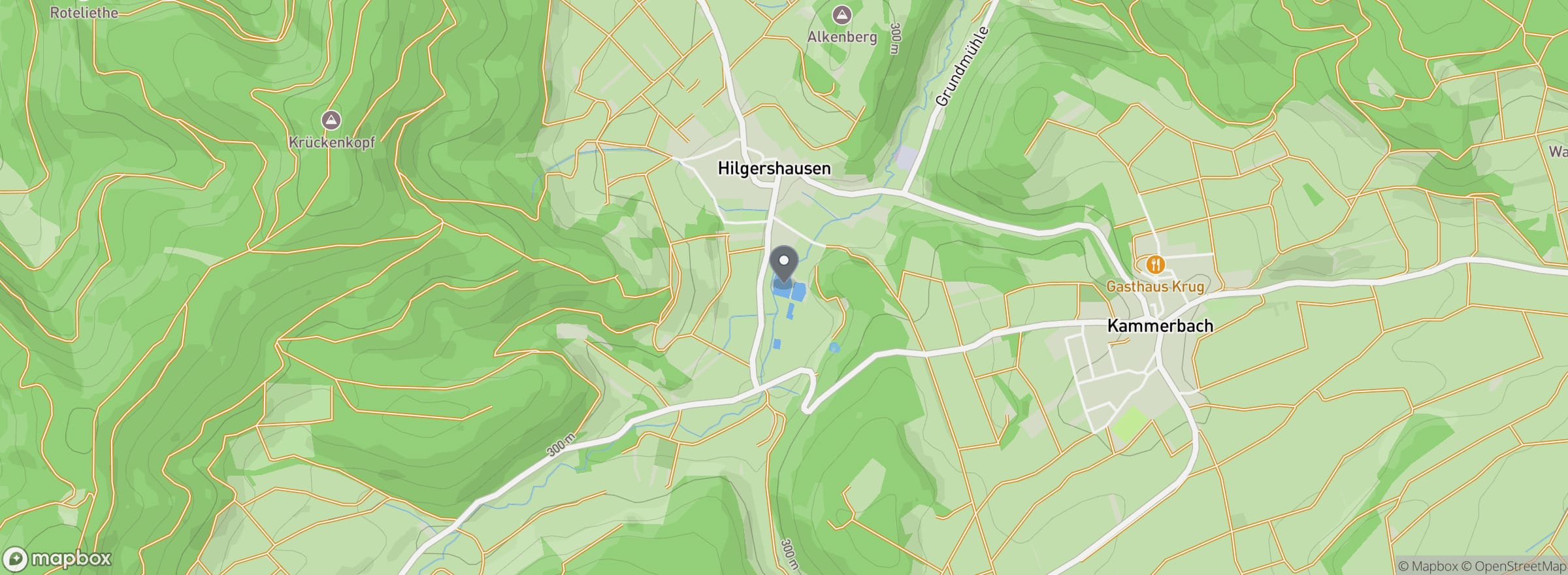 Lage des Gasthaus Forellenhof Bad Sooden-Allendorf in Bad Sooden-Allendorf