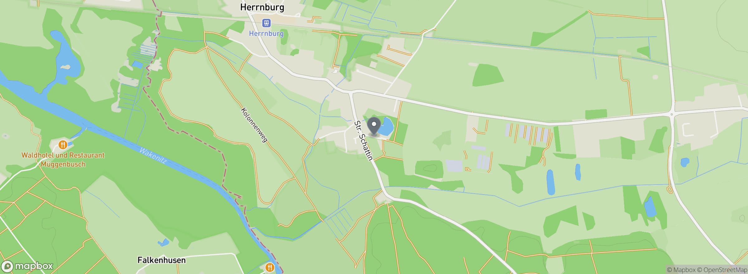 Lage des Zum Forello in Herrnburg