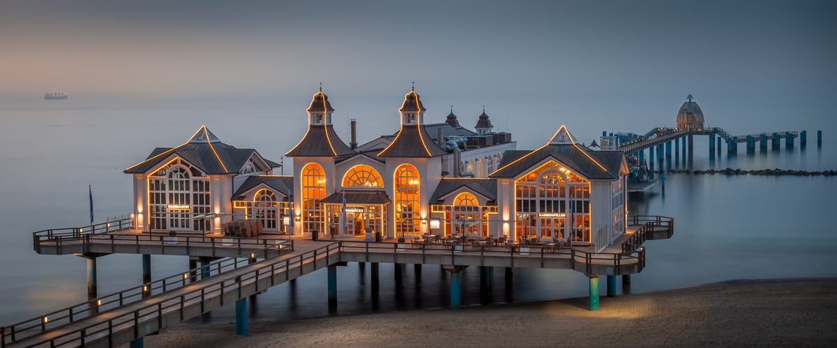 Seebrücke Sellin — Seebrücke bei Rügen