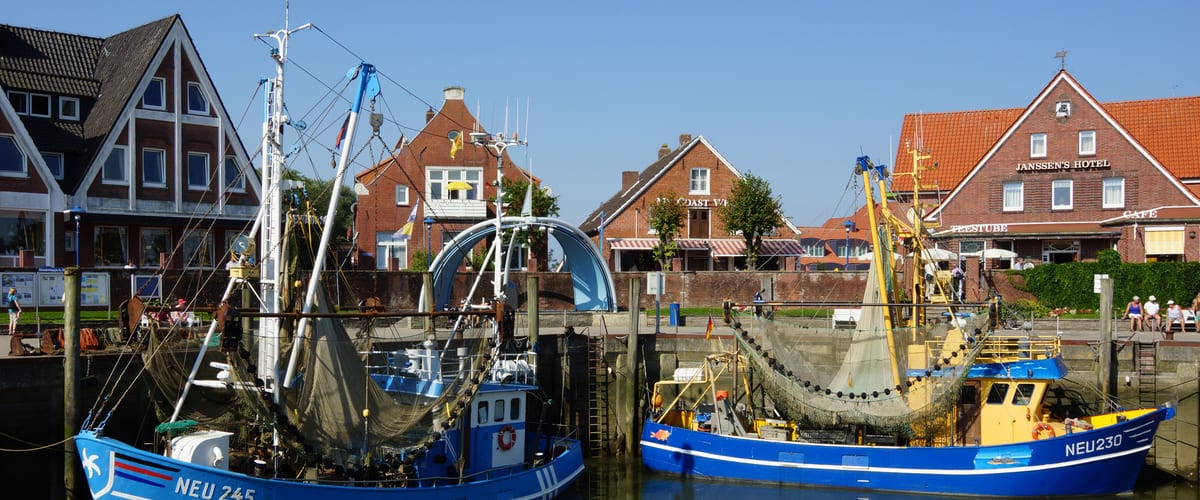 Sielhafen Neuharlingersiel — Sielhafen bei Neuharlingersiel